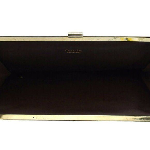 DIOR clutch bag trotter suede Auth used T19693 - Picture 1 of 6